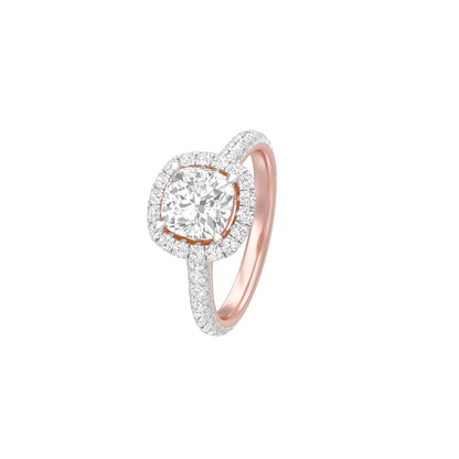 Foever Now Dazzles Diamond Engagement Ring 18 KT / Rose Gold / 18