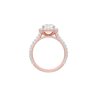 Foever Now Dazzles Diamond Engagement Ring 18 KT / Rose Gold / 18