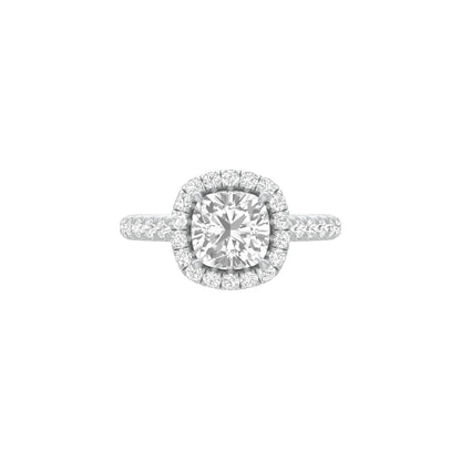 Foever Now Dazzles Diamond Engagement Ring 18 KT / White Gold / 18