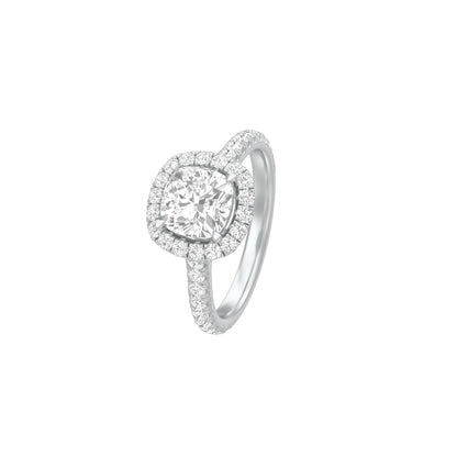 Foever Now Dazzles Diamond Engagement Ring 18 KT / White Gold / 18