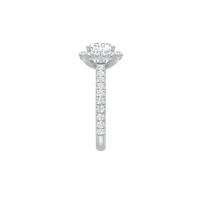 Foever Now Dazzles Diamond Engagement Ring 18 KT / White Gold / 18