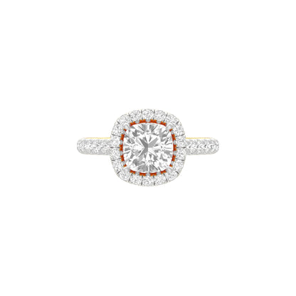 Foever Now Dazzles Diamond Engagement Ring 18 KT / Yellow Gold / 18
