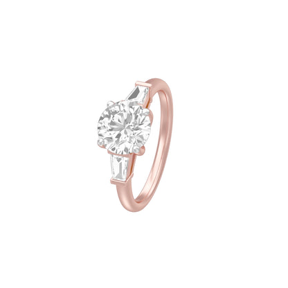 Love's Promises Diamond Engagement Ring 18 KT / Rose Gold / 18