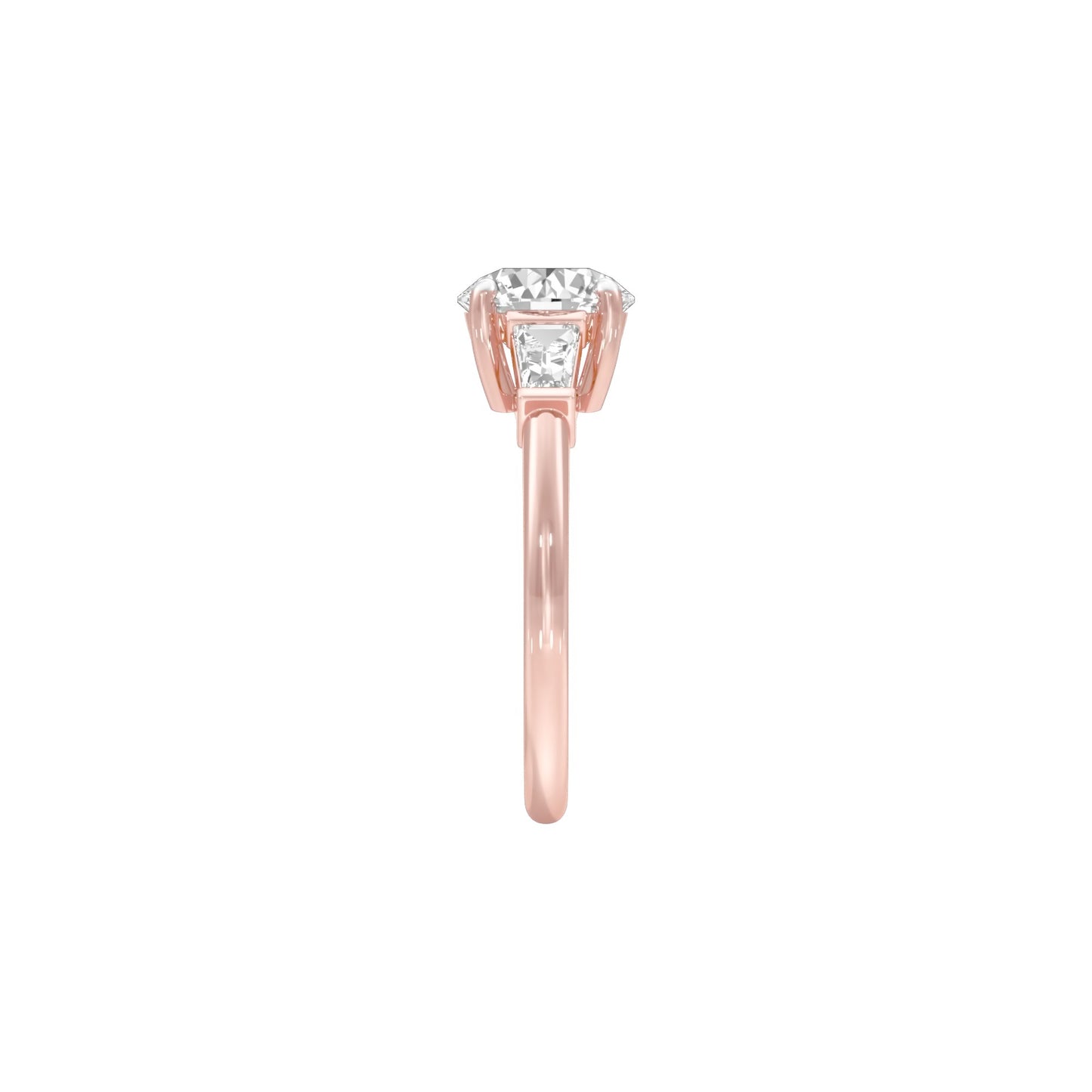 Love's Promises Diamond Engagement Ring 18 KT / Rose Gold / 22