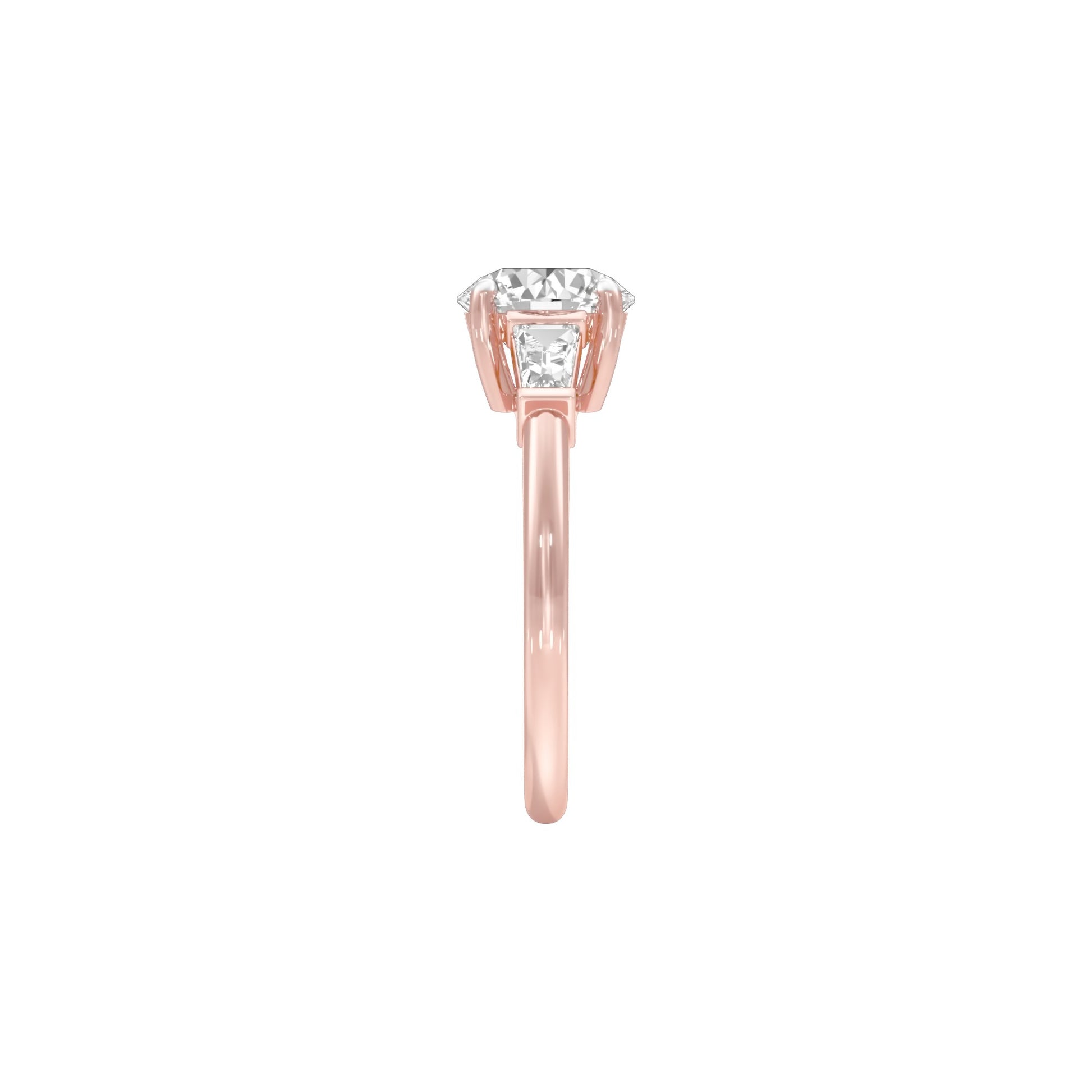 Love's Promises Diamond Engagement Ring 18 KT / Rose Gold / 22