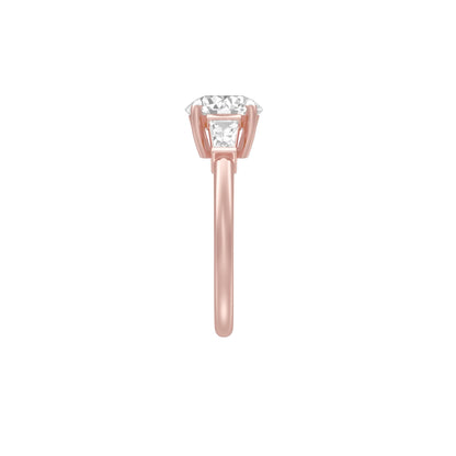 Love's Promises Diamond Engagement Ring 18 KT / Rose Gold / 18
