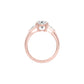 Love's Promises Diamond Engagement Ring 18 KT / Rose Gold / 22