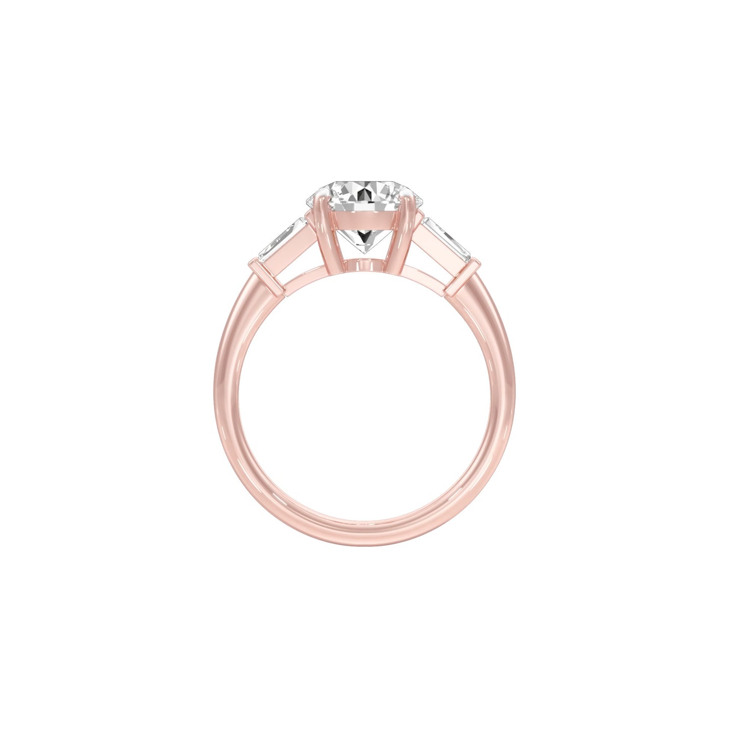 Love's Promises Diamond Engagement Ring 18 KT / Rose Gold / 22
