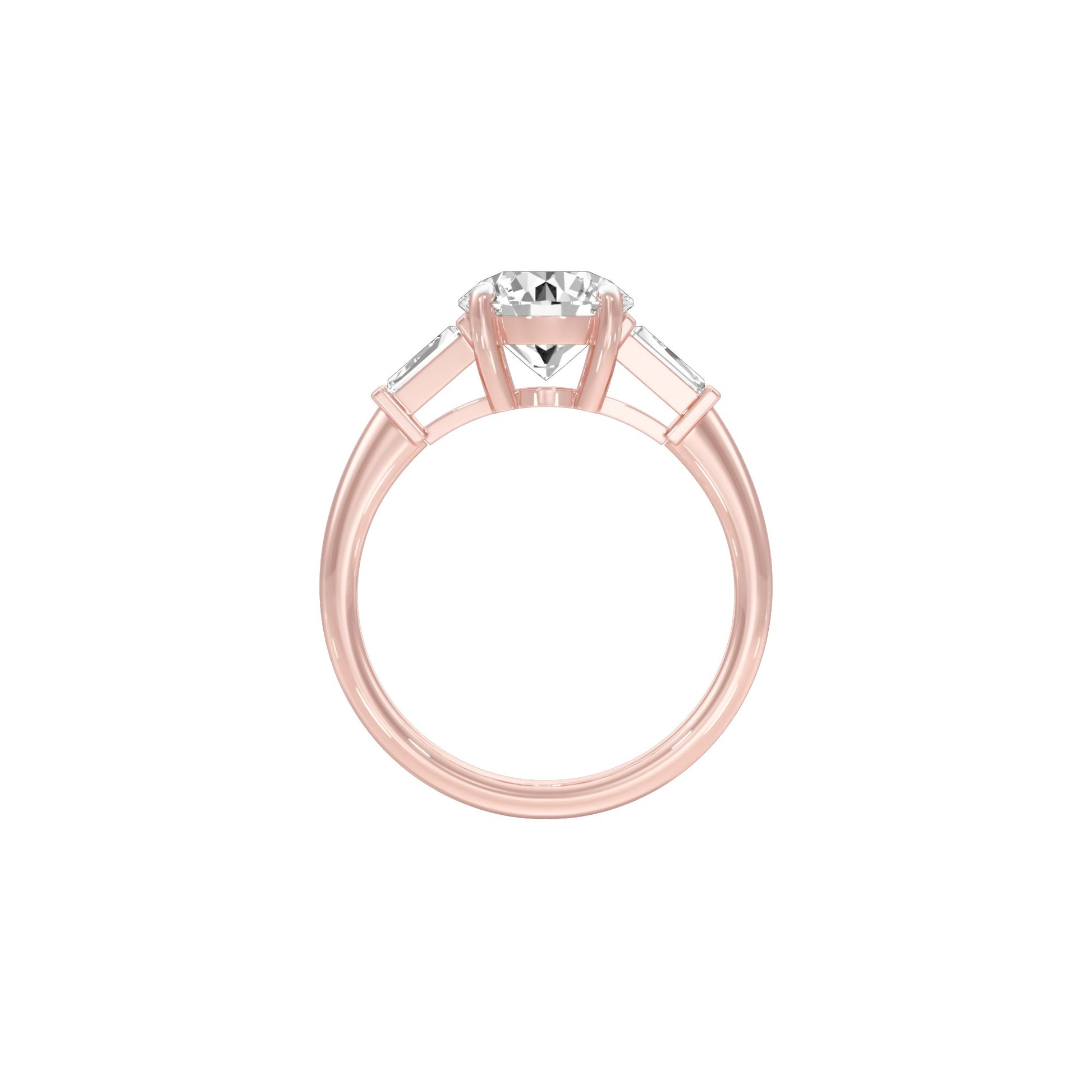 Love's Promises Diamond Engagement Ring 18 KT / Rose Gold / 22