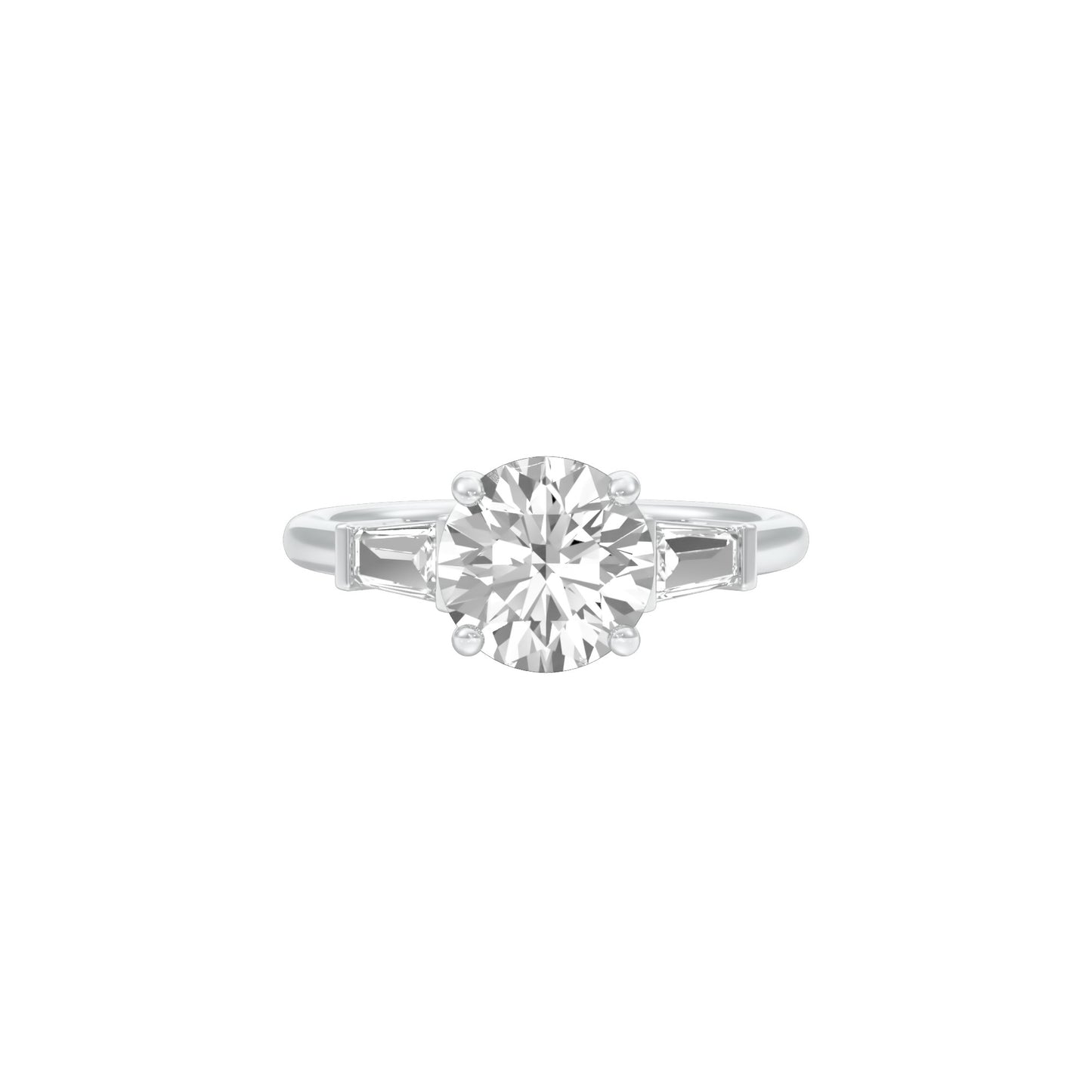 Love's Promises Diamond Engagement Ring 18 KT / White Gold / 22