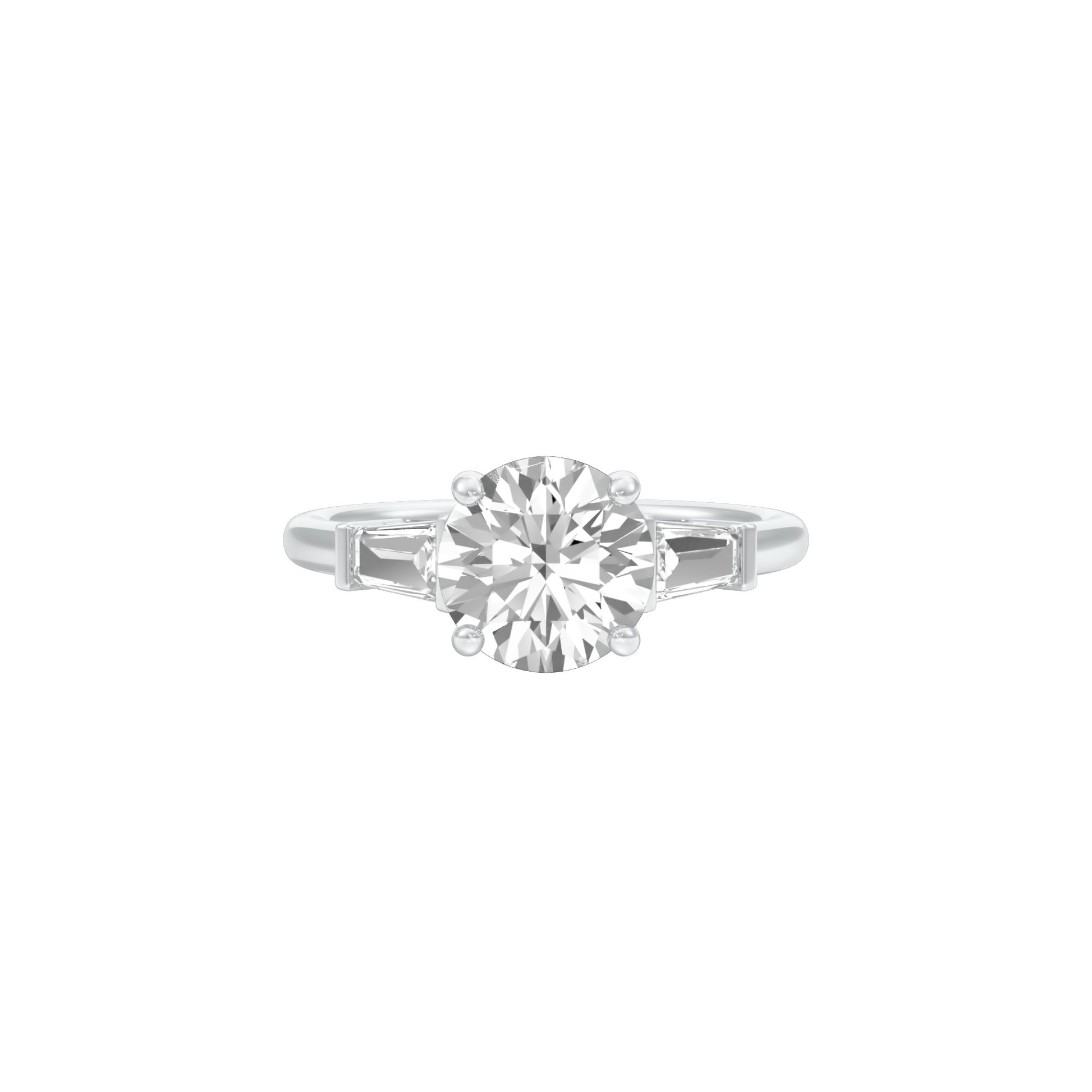 Love's Promises Diamond Engagement Ring 18 KT / White Gold / 22