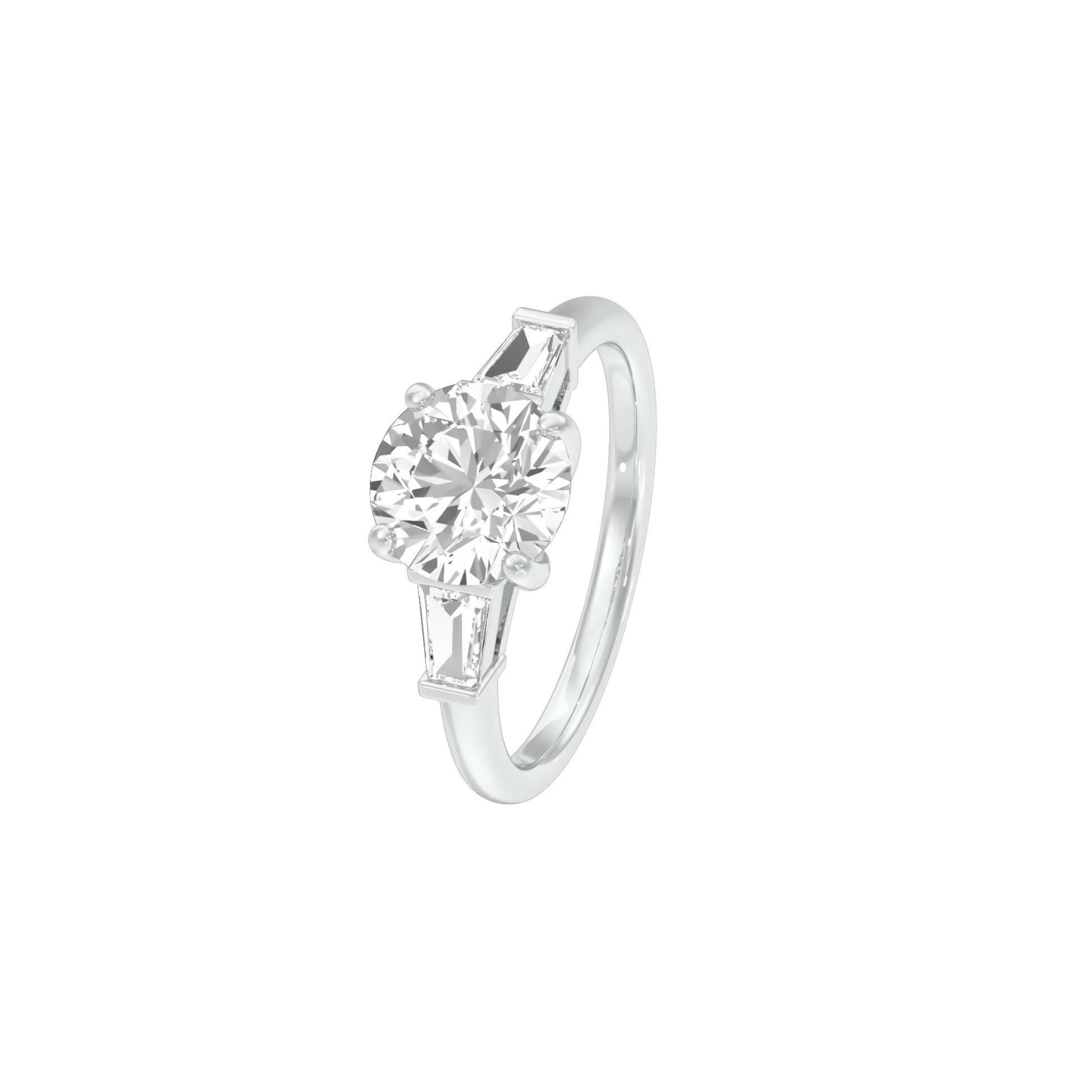 Love's Promises Diamond Engagement Ring 18 KT / White Gold / 22