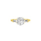 Love's Promises Diamond Engagement Ring 18 KT / Yellow Gold / 22