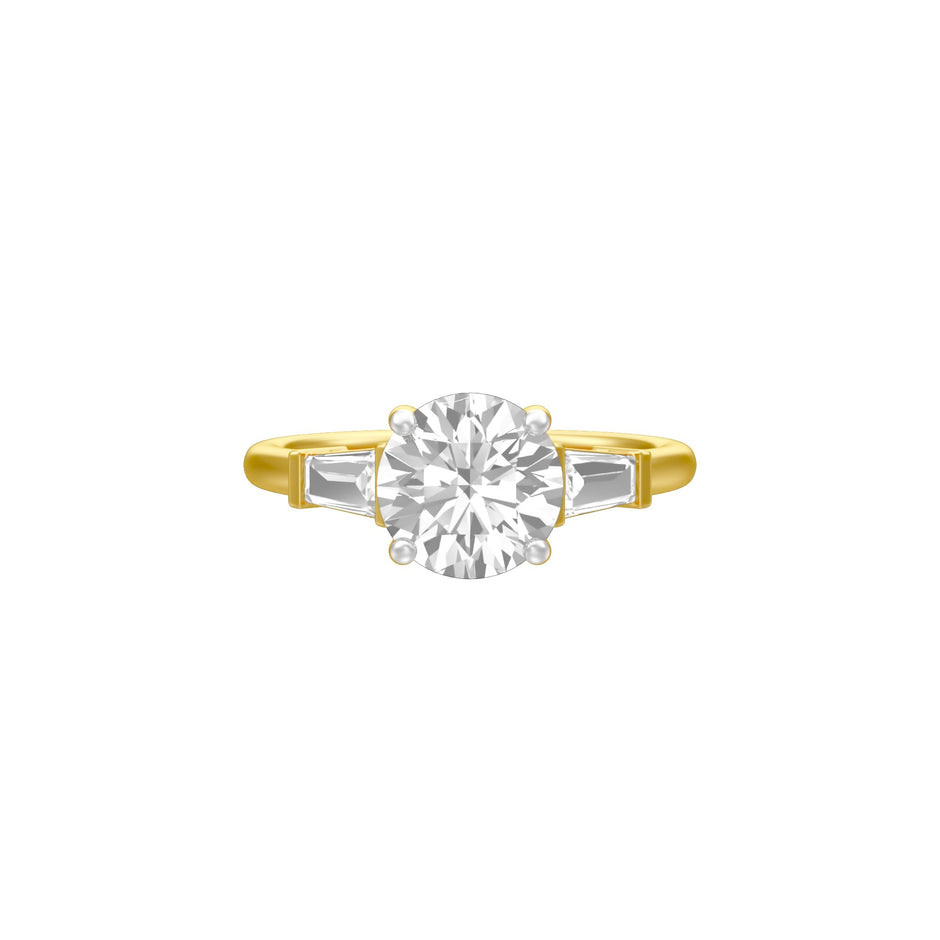 Love's Promises Diamond Engagement Ring 18 KT / Yellow Gold / 18