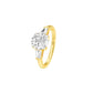 Love's Promises Diamond Engagement Ring 18 KT / Yellow Gold / 22