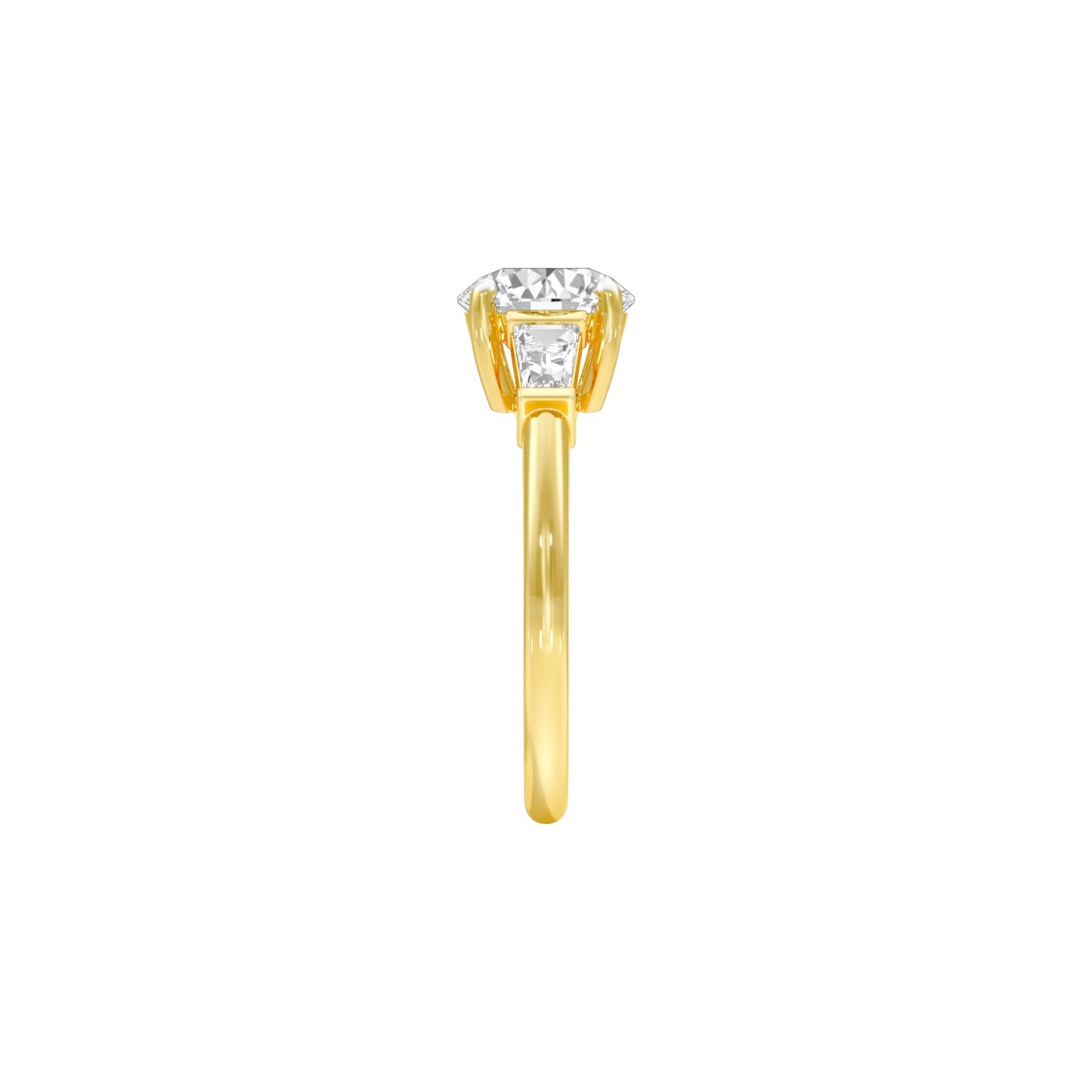 Love's Promises Diamond Engagement Ring 18 KT / Yellow Gold / 22
