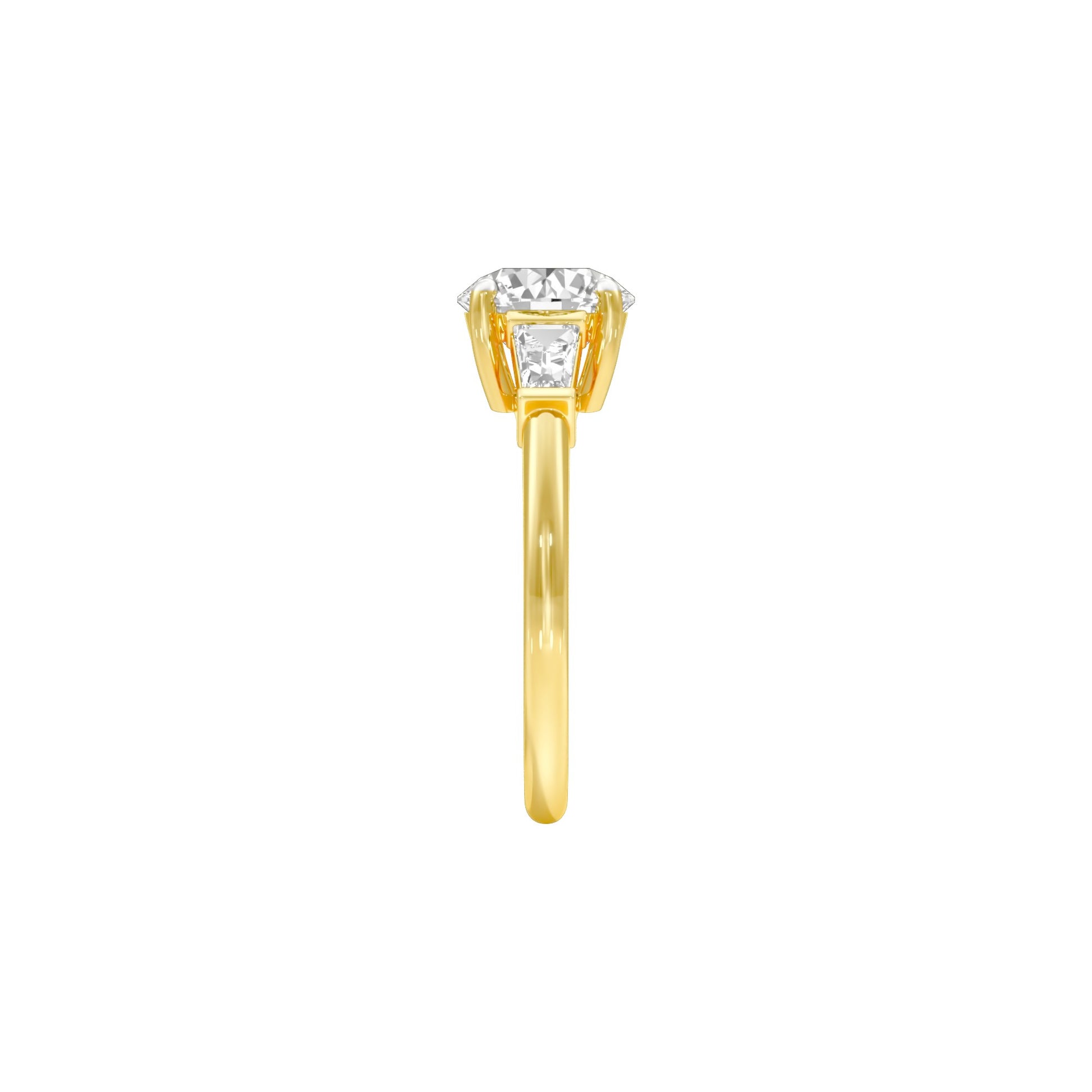 Love's Promises Diamond Engagement Ring 18 KT / Yellow Gold / 22