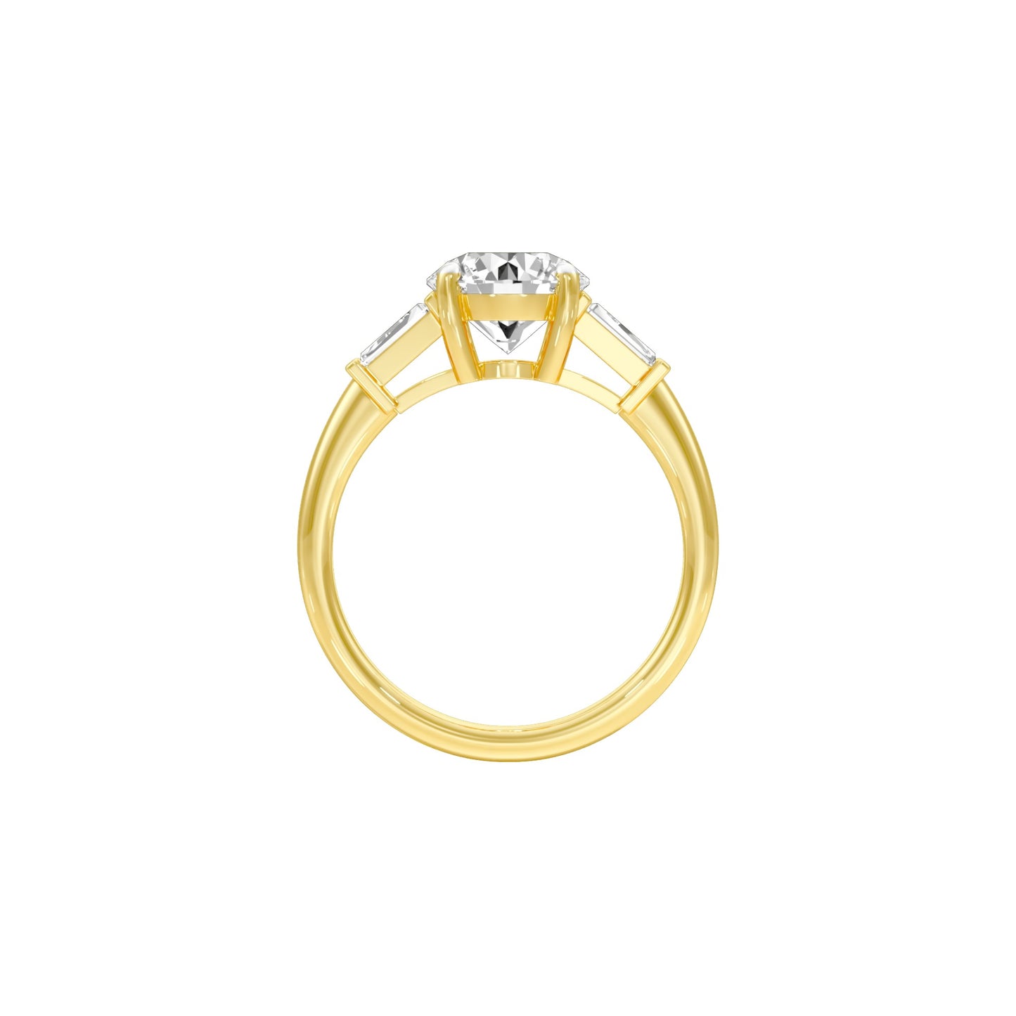 Love's Promises Diamond Engagement Ring 18 KT / Yellow Gold / 22
