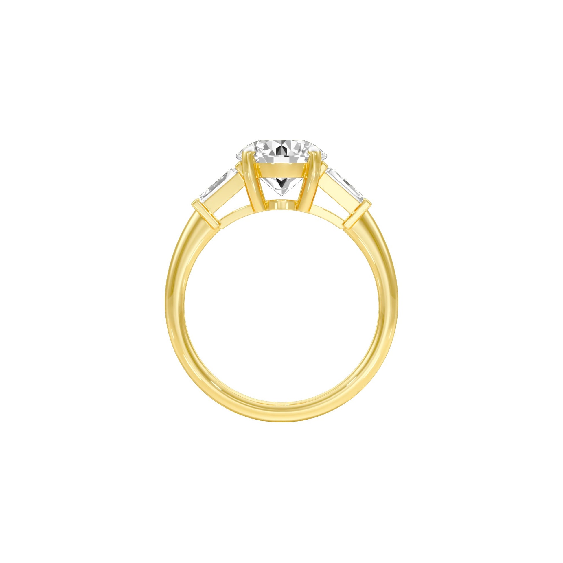 Love's Promises Diamond Engagement Ring 18 KT / Yellow Gold / 22