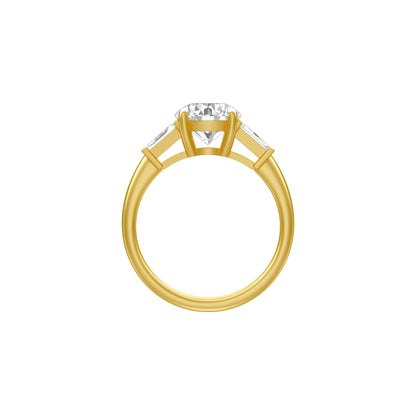 Love's Promises Diamond Engagement Ring 18 KT / Yellow Gold / 18