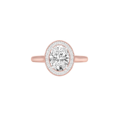 Soul Sync Diamond Engagement Ring 18 KT / Rose Gold / 22