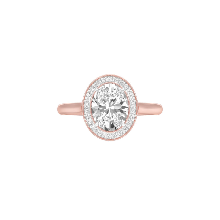 Soul Sync Diamond Engagement Ring 18 KT / Rose Gold / 22