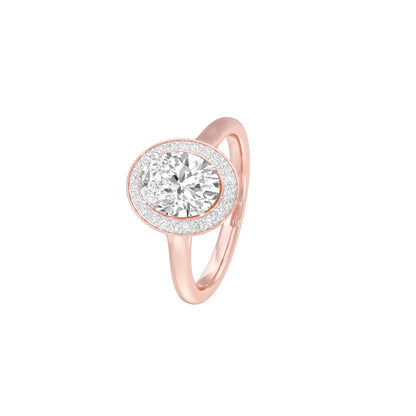 Soul Sync Diamond Engagement Ring 18 KT / Rose Gold / 22