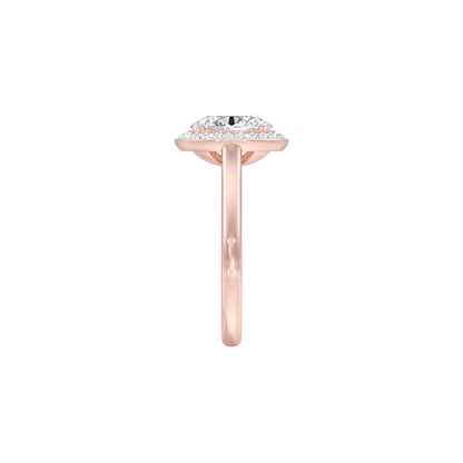 Soul Sync Diamond Engagement Ring 18 KT / Rose Gold / 22
