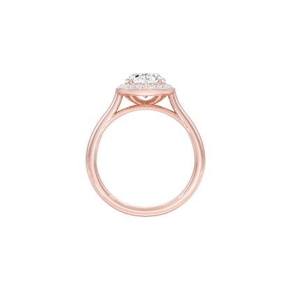 Soul Sync Diamond Engagement Ring 18 KT / Rose Gold / 22