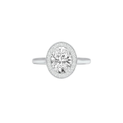 Soul Sync Diamond Engagement Ring 18 KT / White Gold / 22