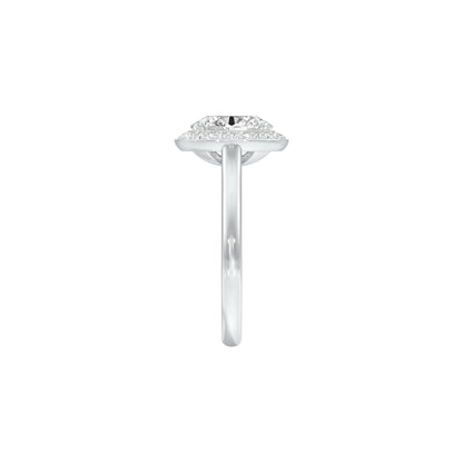 Soul Sync Diamond Engagement Ring 18 KT / White Gold / 22