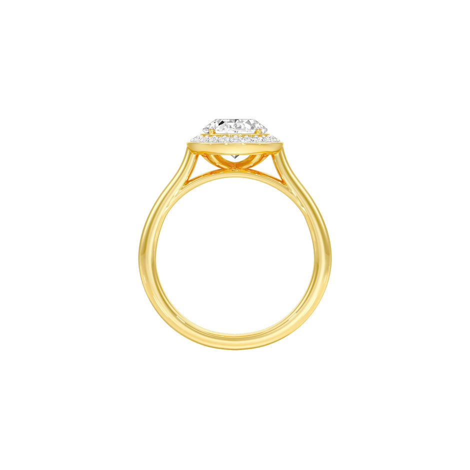 Soul Sync Diamond Engagement Ring 18 KT / Yellow Gold / 22