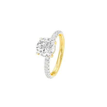 With Me Diamond Engagement Ring 18 KT / Yellow Gold / 22