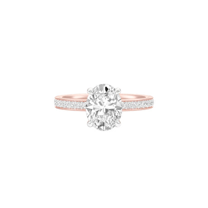 From The Start Diamond Engagement Ring 18 KT / Rose Gold / 22