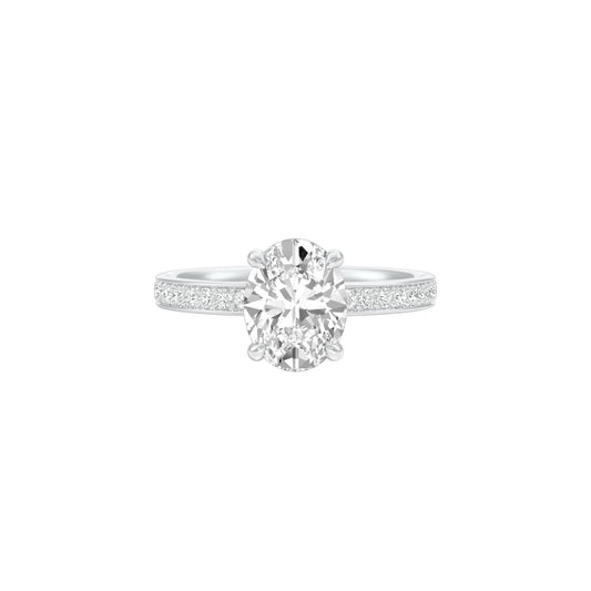 From The Start Diamond Engagement Ring 18 KT / White Gold / 22