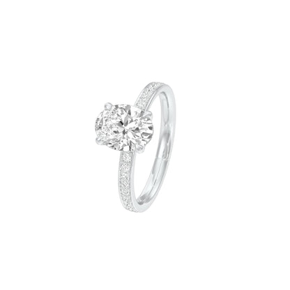 From The Start Diamond Engagement Ring 18 KT / White Gold / 22