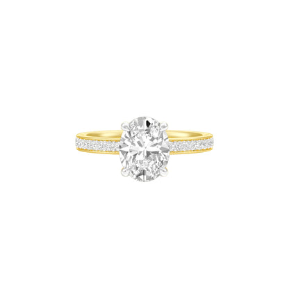 From The Start Diamond Engagement Ring 18 KT / Yellow Gold / 22