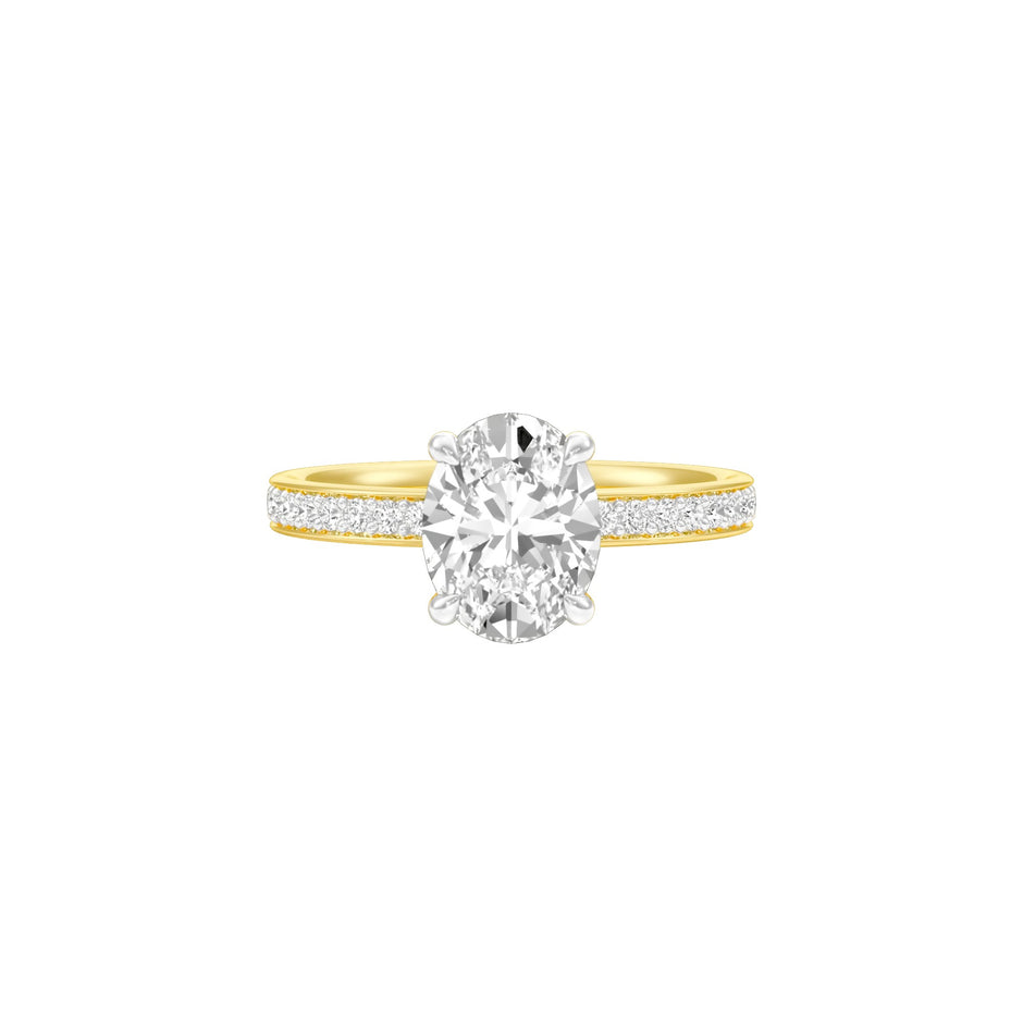 From The Start Diamond Engagement Ring 18 KT / Yellow Gold / 22