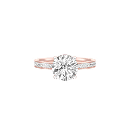 Early Hearts Diamond Engagement Ring 18 KT / Rose Gold / 22