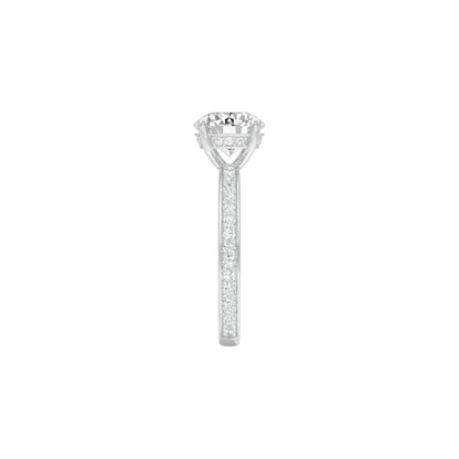 Early Hearts Diamond Engagement Ring 18 KT / White Gold / 22