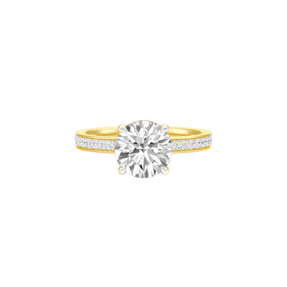 Early Hearts Diamond Engagement Ring 18 KT / Yellow Gold / 22