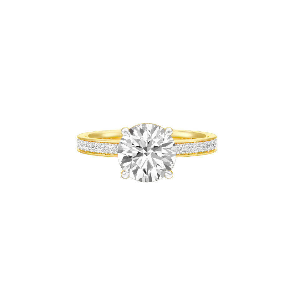 Early Hearts Diamond Engagement Ring 18 KT / Yellow Gold / 22