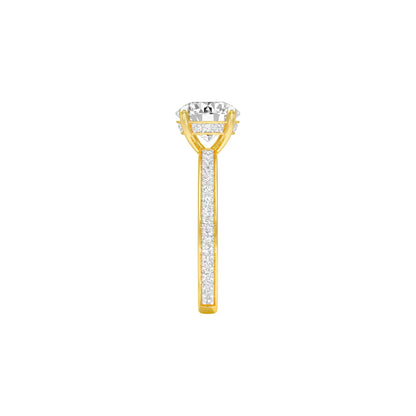 Early Hearts Diamond Engagement Ring 18 KT / Yellow Gold / 22