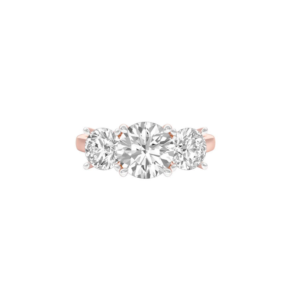 Heavenly Vows Diamond Engagement Ring 18 KT / Rose Gold / 22