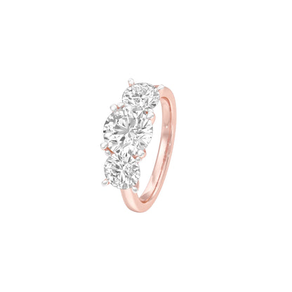 Heavenly Vows Diamond Engagement Ring 18 KT / Rose Gold / 22