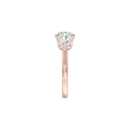 Heavenly Vows Diamond Engagement Ring 18 KT / Rose Gold / 22