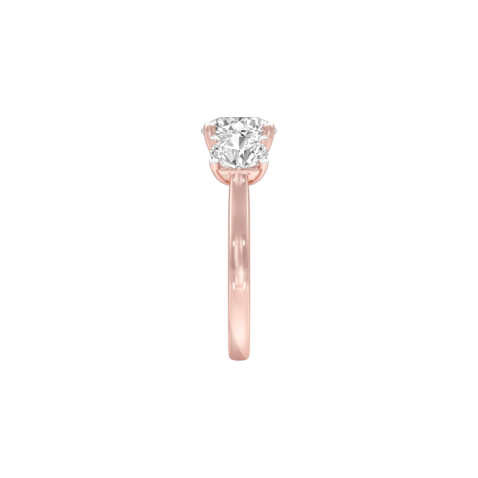 Heavenly Vows Diamond Engagement Ring 18 KT / Rose Gold / 22