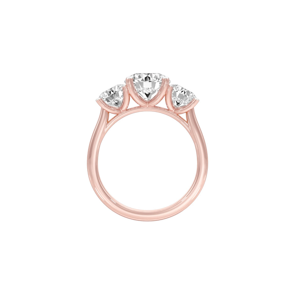Heavenly Vows Diamond Engagement Ring 18 KT / Rose Gold / 22