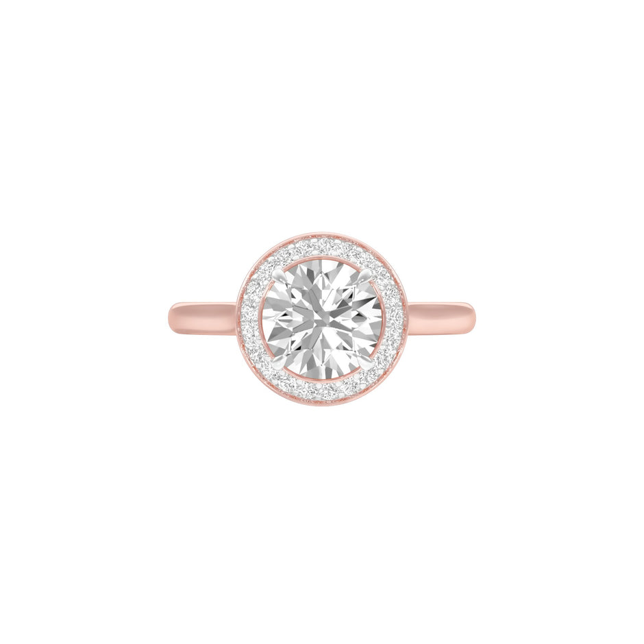 Tuned to You Diamond Engagement Ring 18 KT / Rose Gold / 22