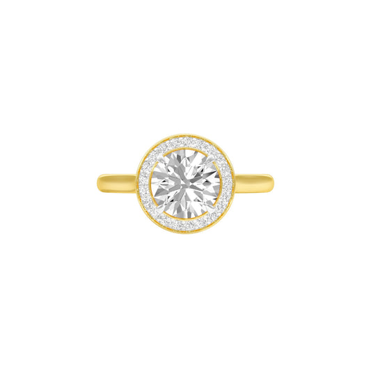 Tuned to You Diamond Engagement Ring 18 KT / Yellow Gold / 22